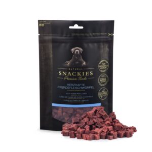 Herzhafte Pferdefleischwürfel 80g